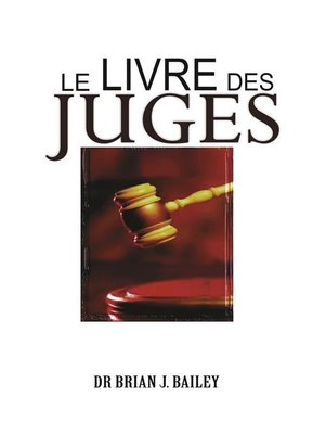 cover image of Le livre de Juges